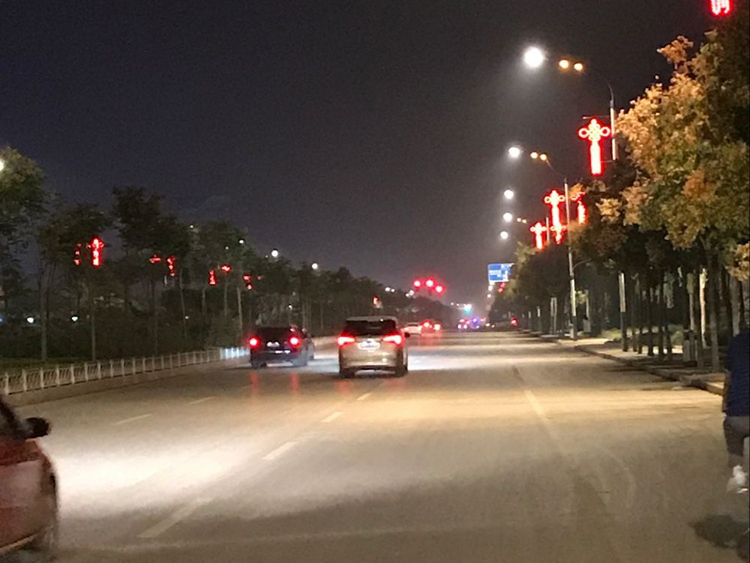 菏澤市鄆城縣水滸路、金河路照明改造
